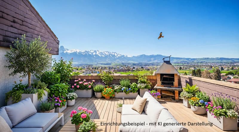 Zu verkaufen in Steffisburg: 5.5-Zimmer Reihenhaus mit hoher Privatsphäre (11)