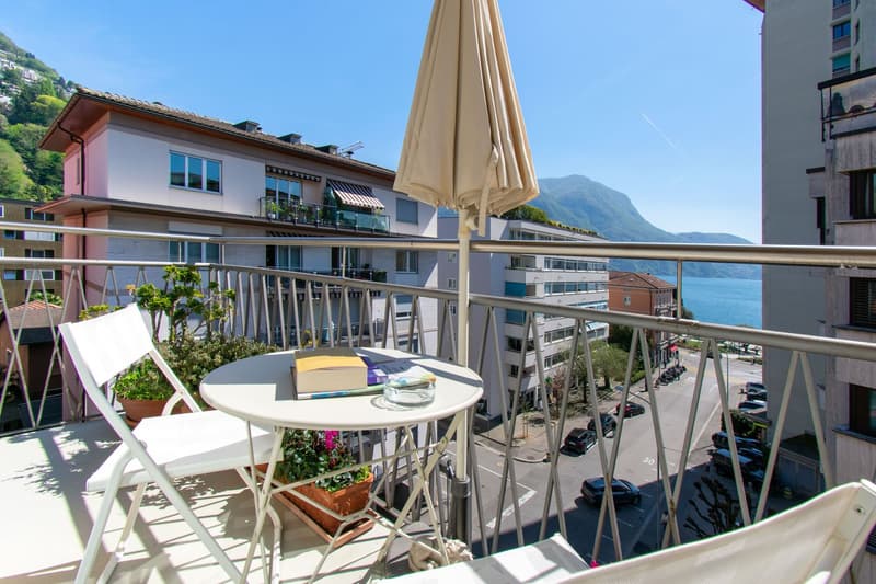 APPARTEMENT LUMINEUX 4.5 PIÈCES AVEC BALCON ET VUE SUR LE LAC (13)