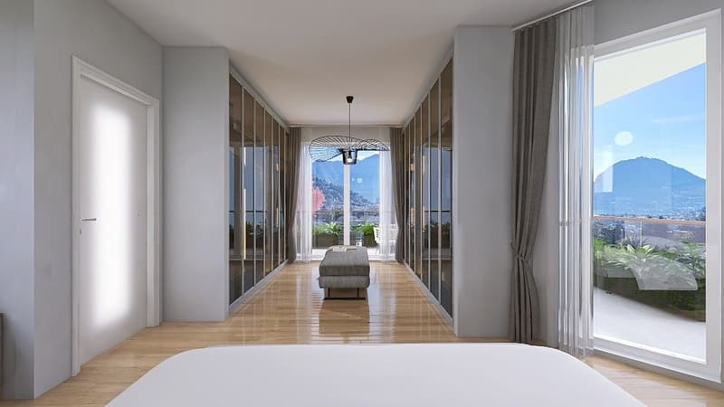 Attic with Terrace and Lake View (7)
