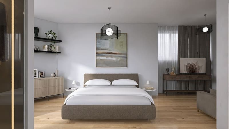 Attic with Terrace and Lake View (9)