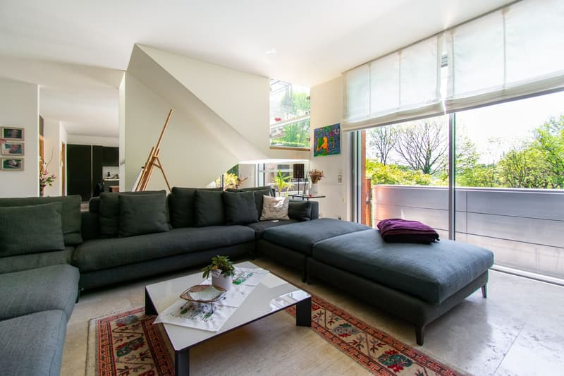 Villa unifamiliale immergée dans le vert avec piscine et grand jardin (5)