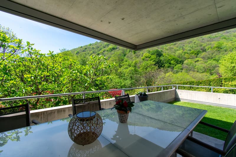 Villa unifamiliale immergée dans le vert avec piscine et grand jardin (11)