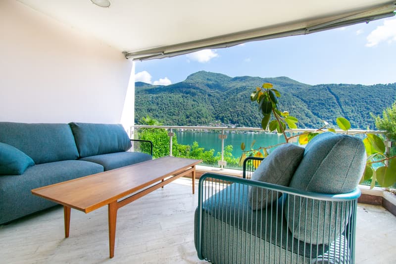 Duplex exclusif avec vue spectaculaire sur le lac et jardin (9)