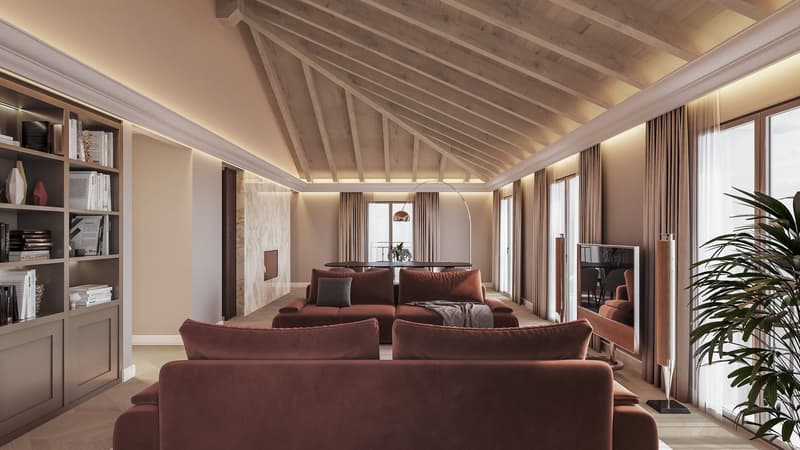 ELEGANTES PENTHOUSE 5.5 ZIMMER IM HERZEN DER STADT (1)