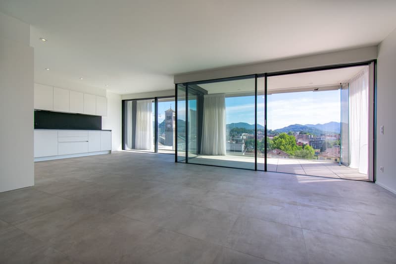ELEGANTE APPARTAMENTO CON TERRAZZA E BELLISSIMA VISTA APERTA (1)