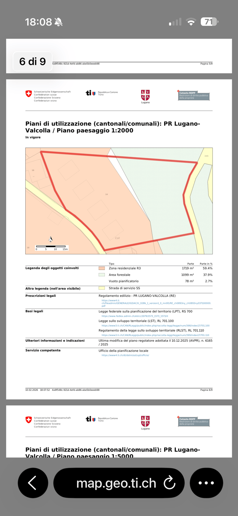 Terreno con progetto approvato per 4 case a Lugano-Valcolla (11)