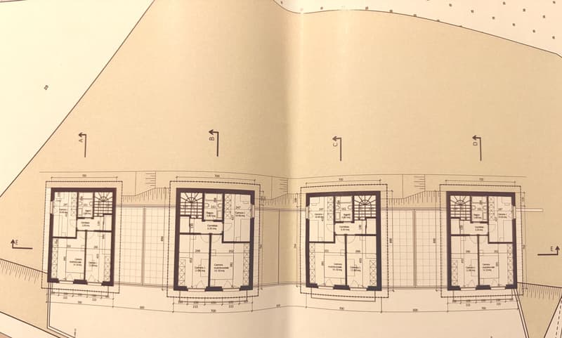 Terrain avec projet approuvé pour 4 maisons à Lugano-Valcolla (5)