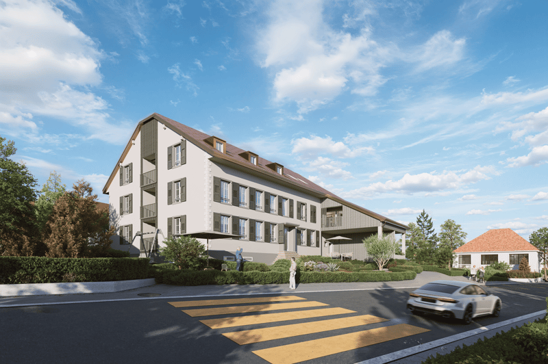 New 4.5-room apartment in Autigny with balcony and 2 parking spaces (LOT 3) (2)