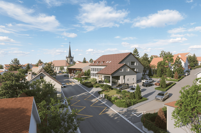 New 4.5-room apartment in Autigny with balcony and 2 parking spaces (LOT 3) (1)
