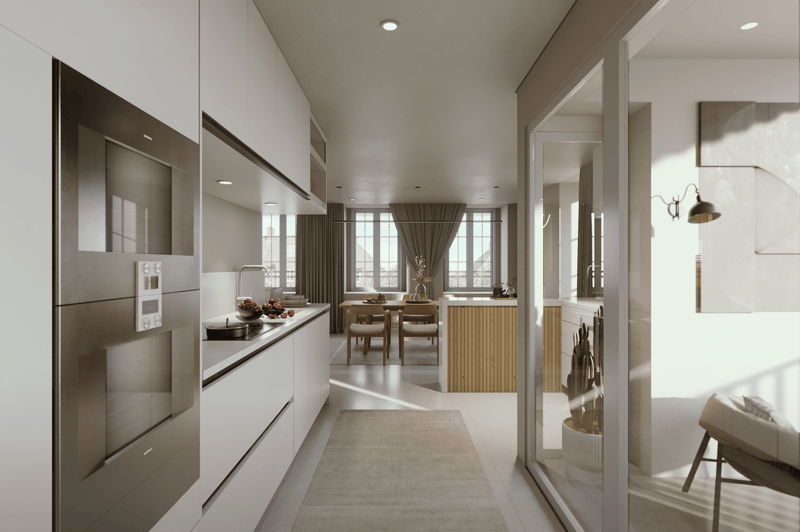 New 4.5-room apartment in Autigny with balcony and 2 parking spaces (LOT 4) (5)