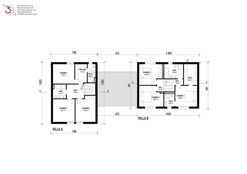 Villa jumelle neuve de 5,5 pièces, 587 m² de terrain, Payerne (9)