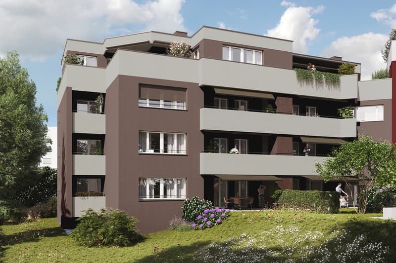 Appartamento mansardato 3,5 locali con 2 terrazze (7)