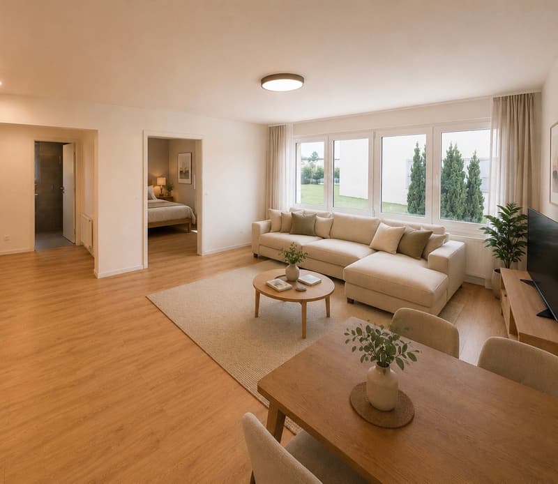 2.5-Zimmer - Wohnung mit Balkon (2)