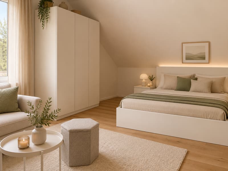 1 Zimmer Wohnung Möbliert ! Frisch Renoviert (10)