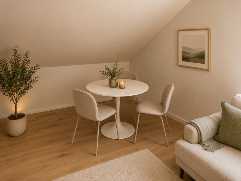 1 Zimmer Wohnung Möbliert ! Frisch Renoviert (8)