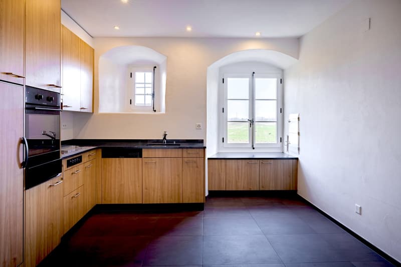2016 renovierte Küche der Einliegerwohnung