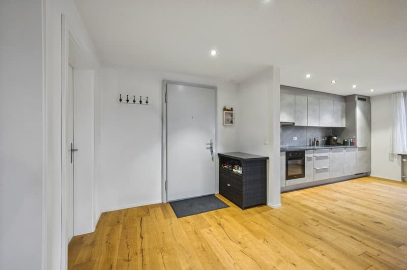 Eingangsbereich der 3.5-Zimmer-Erdgeschosswohnung