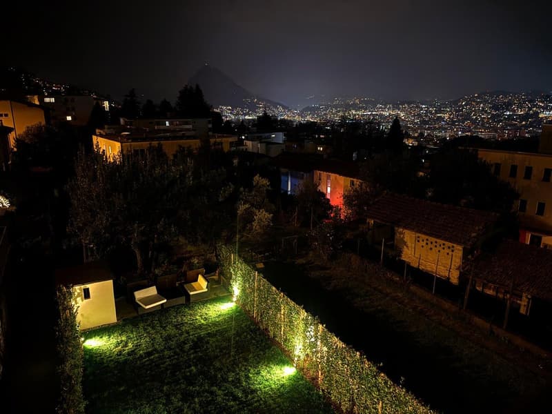 Elegante villa d’epoca rinnovata con vista lago e città – Lugano (30)