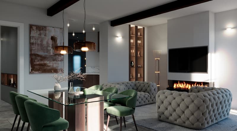 Elegante Villa di 6.5 locali con Vista Panoramica a Lugano – Disponibile Subito (10)