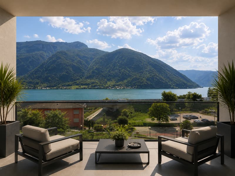 Nuovi Appartamenti Esclusivi con Vista Lago a Melano (18)
