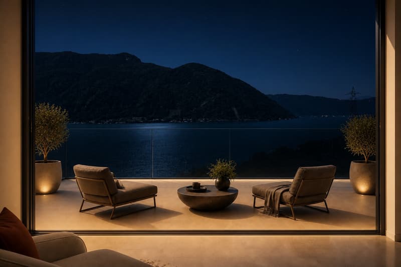 Nuovi Appartamenti Esclusivi con Vista Lago a Melano (14)