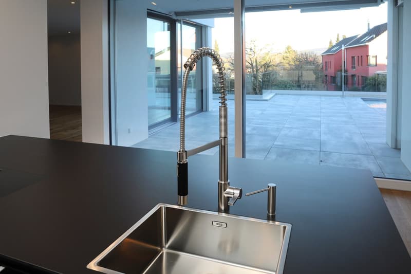 Oberwil Meilleure Situation : Villa Exclusives de 6 Pièces avec Piscine, Jardin & Appartement Indépendant (8)