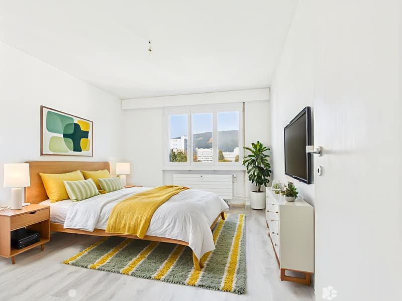 Appartement 3 pièces rénové avec vue panoramique à Biel (3)