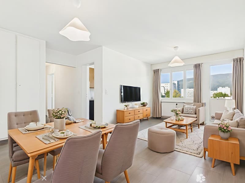 Appartement 3 pièces rénové avec vue panoramique à Biel (2)