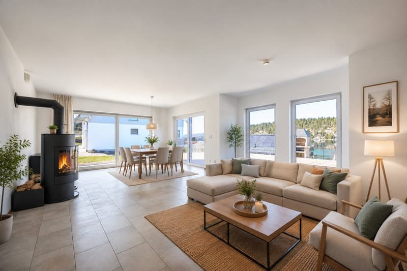 Contemporary 5.5-room villa, Lake Joux view - Le Pont (4)