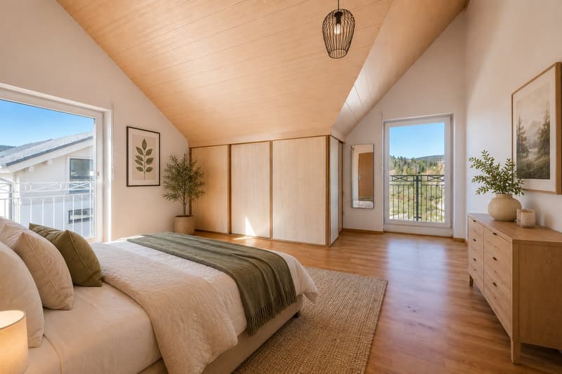 Contemporary 5.5-room villa, Lake Joux view - Le Pont (6)
