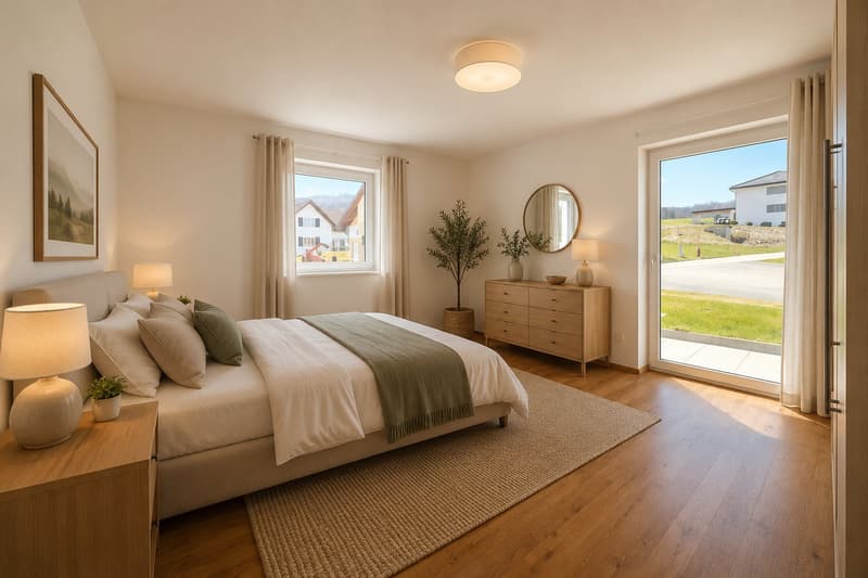 Contemporary 5.5-room villa, Lake Joux view - Le Pont (8)