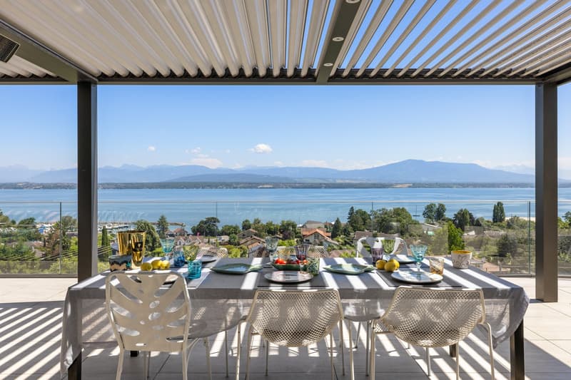 Villa d'exception avec vue spectaculaire sur le Léman (15)