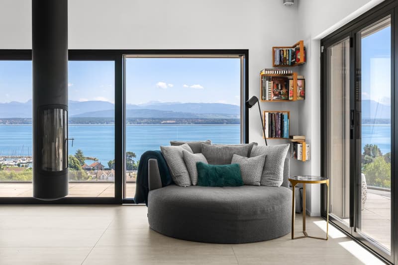 Villa d'exception avec vue spectaculaire sur le Léman (13)