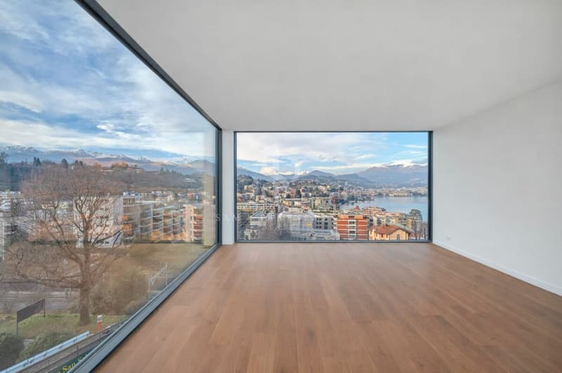 Appartement en attique avec vue sur le lac et la ville (9)