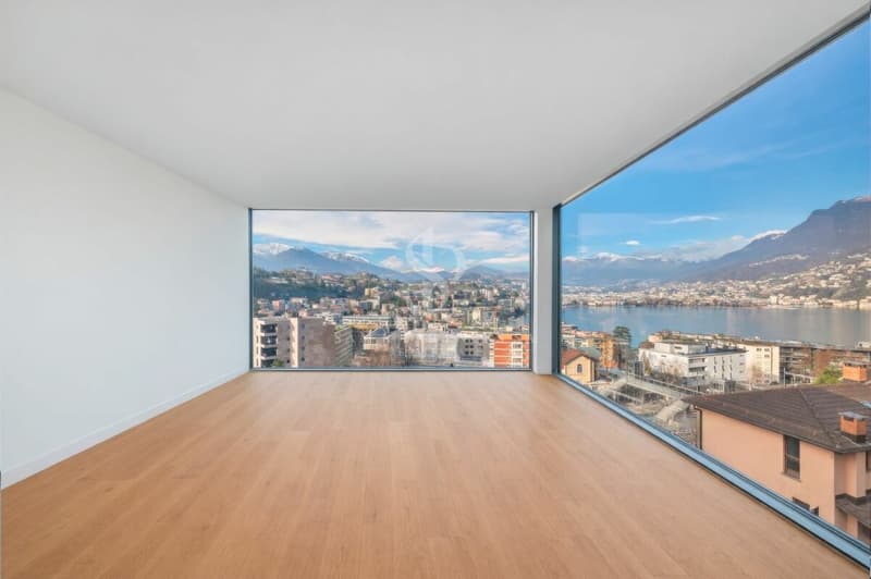 Appartement en attique avec vue sur le lac et la ville (3)
