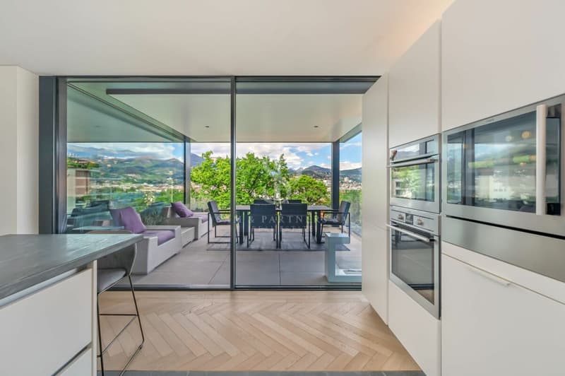 Appartement moderne avec vue sur le lac à Paradiso (4)