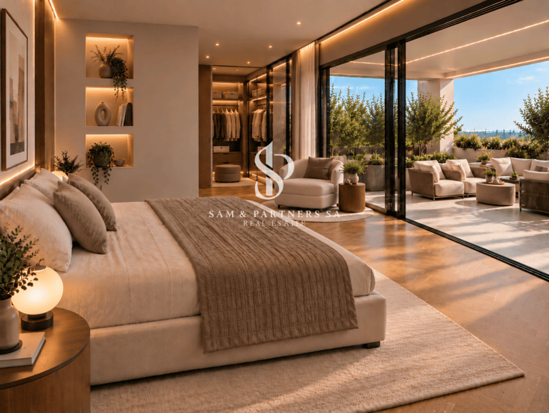 Attico con Rooftop e vista lago (7)