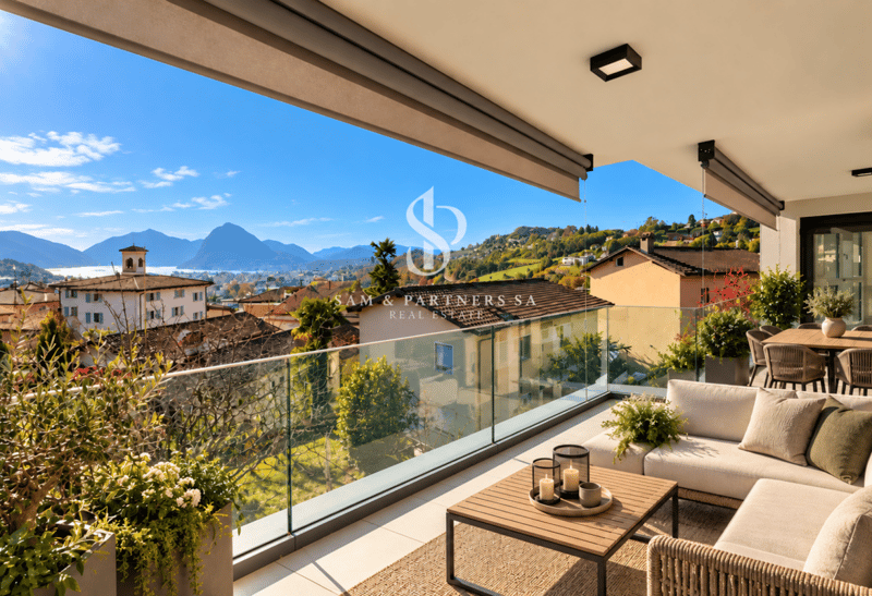 Attico con Rooftop e vista lago (2)