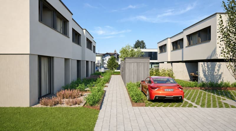 Neubauprojekt «Aurea Quartier» – 5.5-Zimmer-Reihenhaus mit eigenem Garten an sonniger Lage in Au (7)