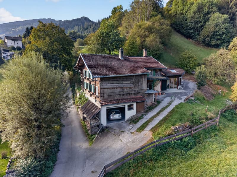 Charmantes Strickbau-Einfamilienhaus mit Wintergarten im Prättigau (10)
