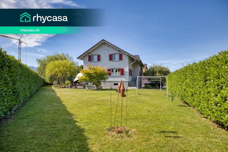 Einfamilienhaus mit grossem Garten und Gartenhaus in Oberriet (1)