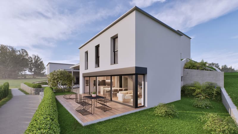 Maison moderne neuve à Mezzovico avec permis de construire approuvé! (2)