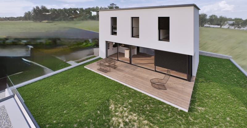 Maison moderne neuve à Mezzovico avec permis de construire approuvé! (5)