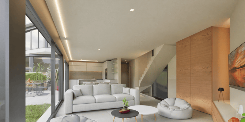 Maison moderne neuve à Mezzovico avec permis de construire approuvé! (11)