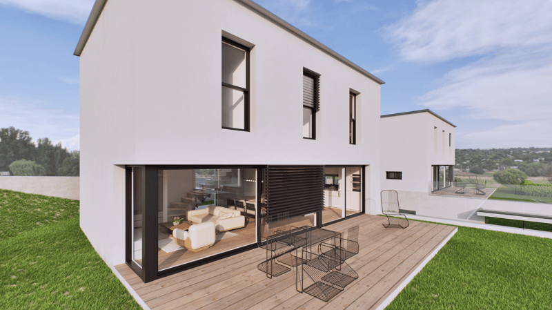Maison moderne neuve à Mezzovico avec permis de construire approuvé! (6)