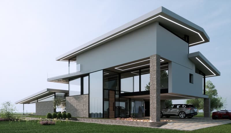 Villa moderne avec un design unique et inobtenant ! (6)