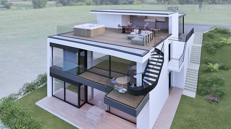 Penthouse avec terrasse panoramique! (4)