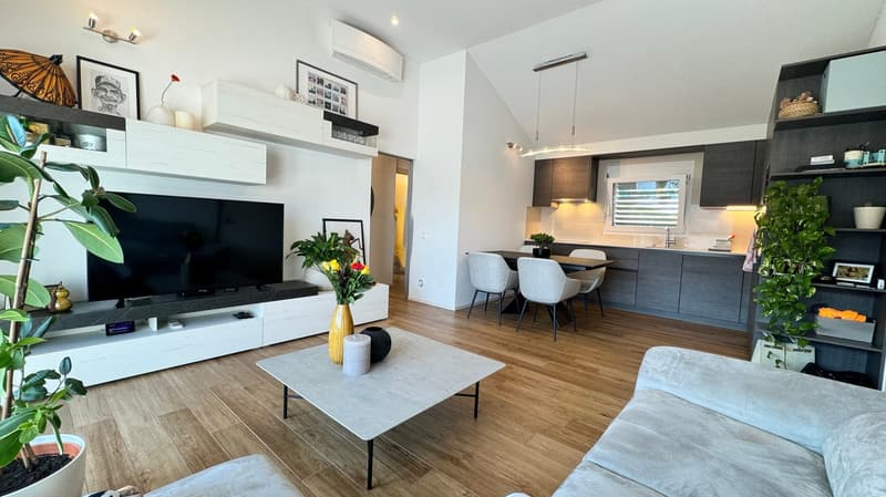 Modern attic of 3.5 rooms with panoramic view in Taverne (2)