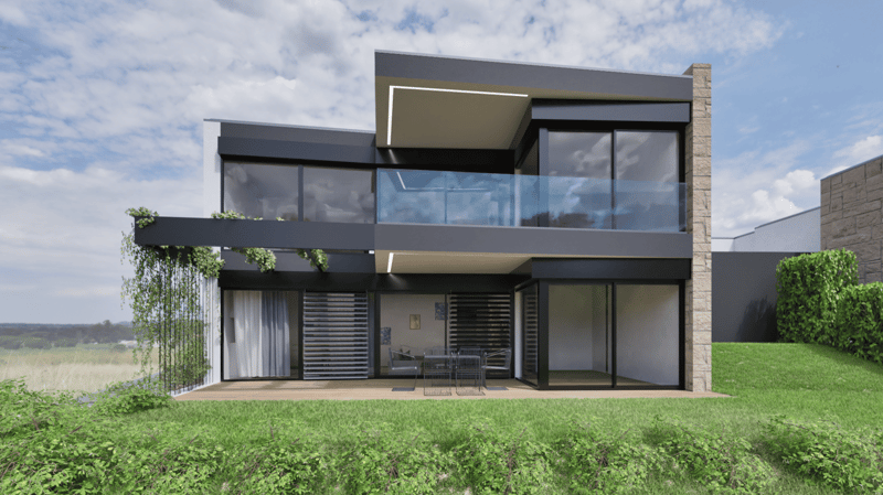 Elegante rez-de-chaussée avec grand jardin en construction ! (3)