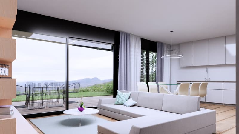 Elegante rez-de-chaussée avec grand jardin en construction ! (9)